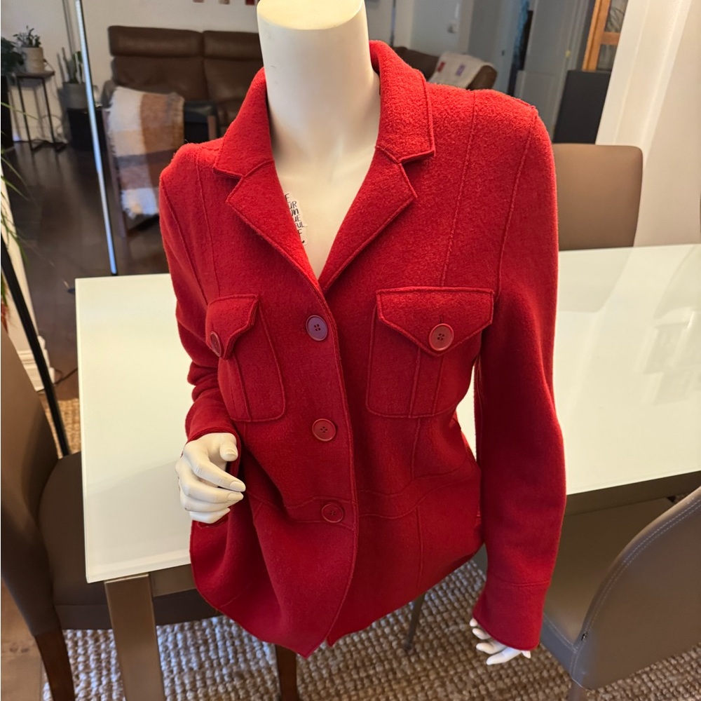 Jones New York Red Women's Blazer